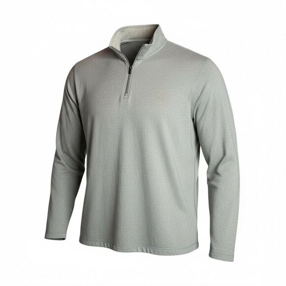 Eddie Bauer 1/4 Zip Sweater Men's 2XL Long Sleeve Pullover Cotton Pre Owned - Picture 2 of 11